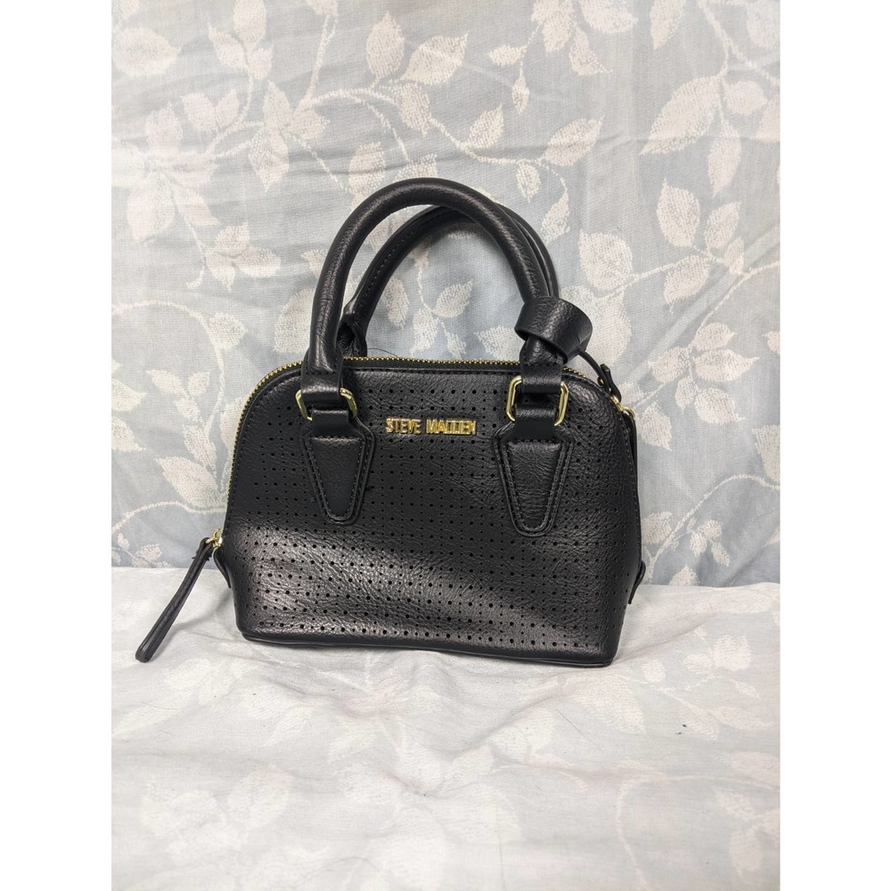 Steve Madden Lasercut Mini Bag Black